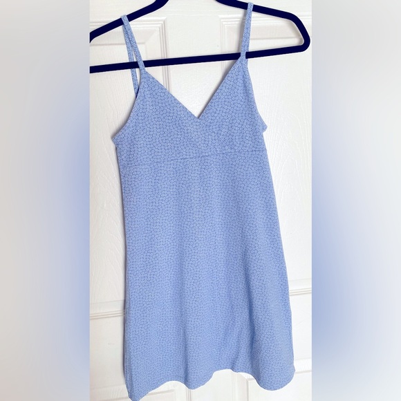 Brandy Melville Womens Blue and White Floral Mini Dress Small NWOT - Picture 2 of 6